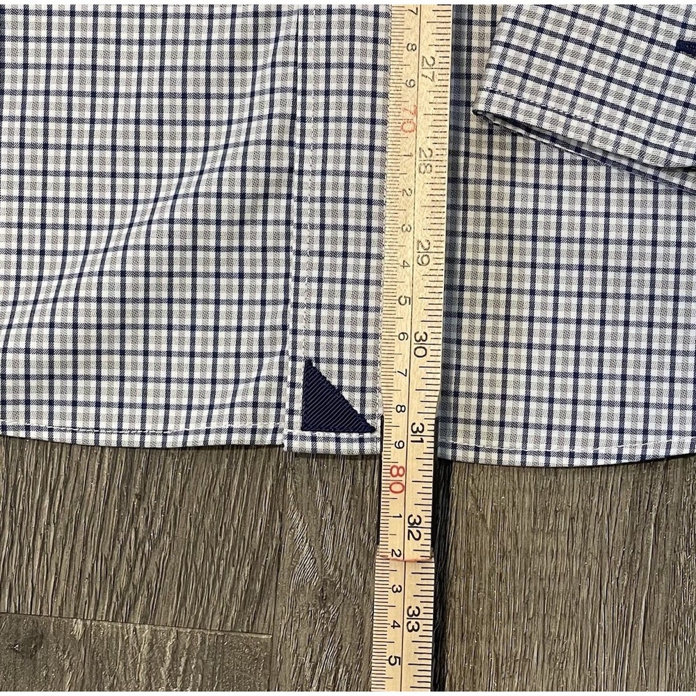 UNTUCKit Beaumont Shirt Men's 3XL Plaid‎ Long Sleeve Button Stretch Performance - Picture 7 of 9